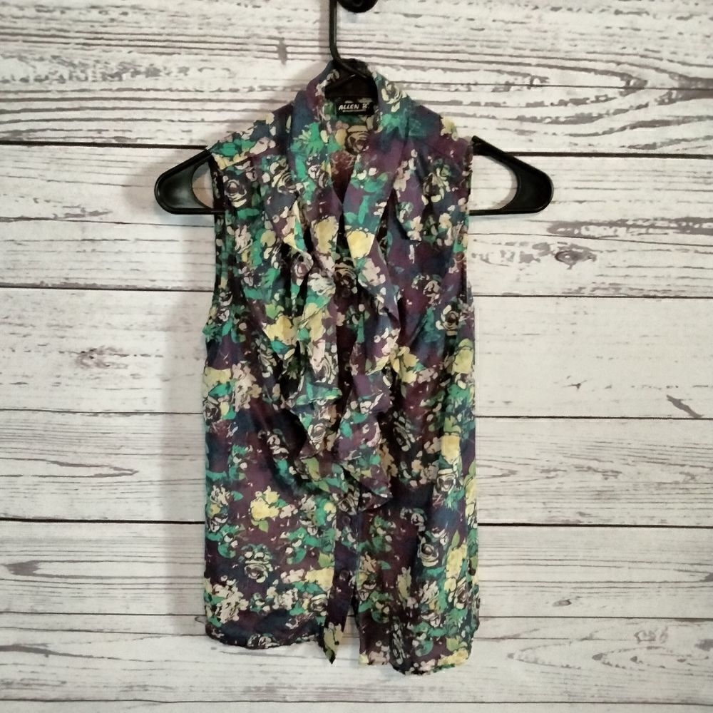"Allen B" (by Allen Schwartz) woman's sleeveless blouse